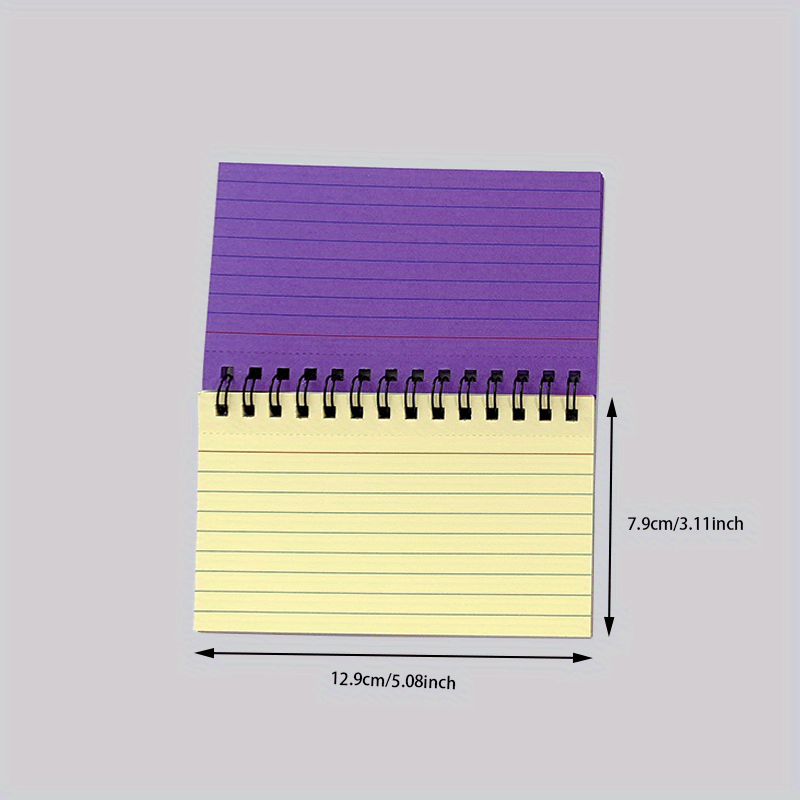 1pc Vibrant Color Spiral Notebook - Portable, Simple, and Durable Student Journal for School, Office, and Creative Writing - Ideal for Note-Taking, Journaling, and Sketching