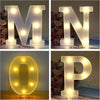 1pc Alphabet Letter LED Lights Luminous Number Lamp Decor, Battery Night Ligh, t For Home Wedding Birthday Christmas Party Decoration Letters Numbers Light, Home Decor