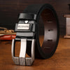 Men's Pin Buckle PU Leather Fancy Retro Jeans Belt