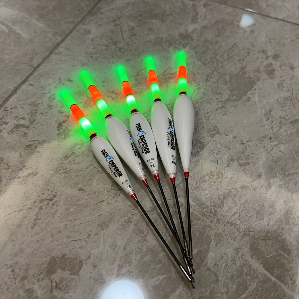 2pcs/set Night Fishing Floats, High Buoyancy Electronic LED Floats, Fishing Accessories