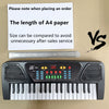 37 Keys Electronic Piano, Single Channel Children's Keyboard Piano, Portable Electronic Piano For Children, Music Piano Keyboard Educational Toys, For Boys Girls Starter Educational Toys Halloween Christmas Birthday Gifts
