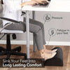 1pc Ergonomic Office Desk Foot Rest - Under Desk Footrest With Washable Cover - Desk Foot Stool Work From Home Accessories - Foam Foot Stool Rocker, Office Footrests