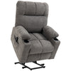 DodiOnline Electric Riser and Recliner Chair for Elderly, Power Lift Recliner Chair with Remote Control, Grey