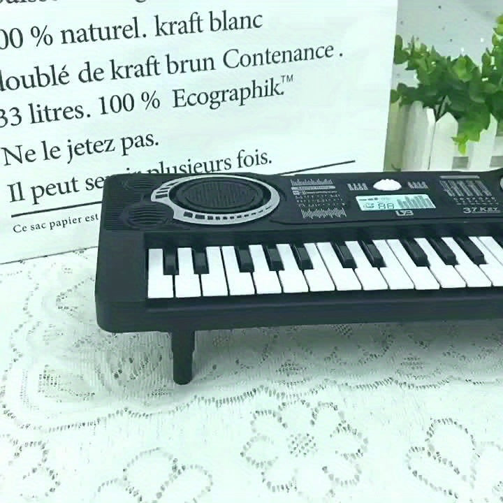 37-key Multifunctional Electronic Keyboard, Simulation Instrument Music Toy, Piano Toy Gift For Beginners (batteries Not Included)
