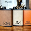 1pc, Men's Personalised Kettle, Leather Kettle, Personalised Kettle, Kettle Leather, Kettle, Mate Kettle, Personalized Flask, Engraved Flask, Groomsmen Gift, Holiday Gifts, Birthday Gifts, Party Favors, School Season Gift, We
