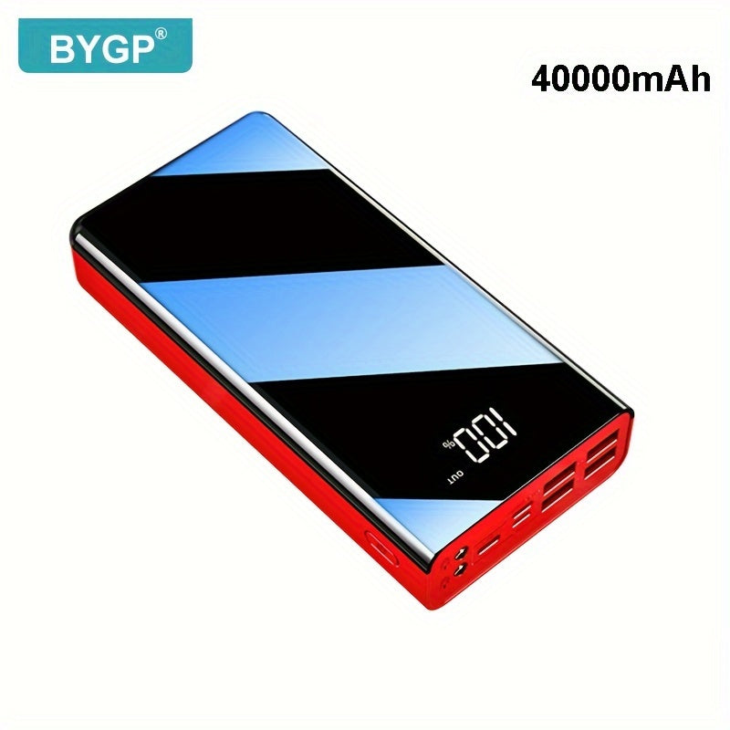 BYGP 50000/40000/30000mAh Portable Power Bank, USB Mobile Phone Charger, With LED Power Display/flashlight, Outdoor Emergency Power Reserve Battery Pack, Camping Lamp, Suitable For IPhone/Android Mobile Phone Digital Electron