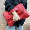 Elegant Womens Envelope Clutch Handbag - Spacious Faux Leather, Convertible Shoulder & Crossbody, Makeup Pouch & Document Wallet - Perfect for Glamorous Evening Parties