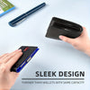 Minimalist Multi Functional Slim Wallet For Men, Card Holder Money Clip, RFID Blocking, Stylish Bi-fold PU Leather Wallet