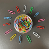 200pcs Large Metal Paper Clips - Nickel Plated, Colorful, Pin Barrel Design, Bookmark Function, Office and School Stationery Essentials