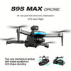 New S9S aerial drone, GPS positioning, Automatic return, Remote-controlled aircraft, High-definition dual camera with 2-axis Self Stabilizing Electronic Anti-Shake Gimbal, Brushless motor, Foldable four axis aircraft