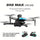 New S9S aerial drone, GPS positioning, Automatic return, Remote-controlled aircraft, High-definition dual camera with 2-axis Self Stabilizing Electronic Anti-Shake Gimbal, Brushless motor, Foldable four axis aircraft