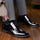 Men's PU Leather Derby Shoes, Wear-resistant Anti-skid Lace-up Dress Shoes For Business Office, Spring And Autumn