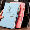 360 Page Premium Faux Leather Buckle, Soft Faux Leather A5 Notebook Suitable For Home, Office, And Study