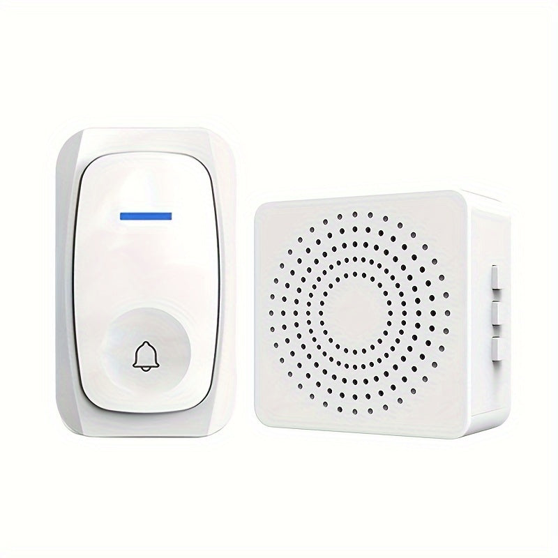 1 Set Wireless Doorbell, Outdoor Electronic Doorbell, USB Wireless Doorbell, Remote Control Doorbell, Elderly Alarm, Wireless Calling Doorbell, Including 38 Smart Doorbells That Can Be Freely Switched, And Can Be Used Without