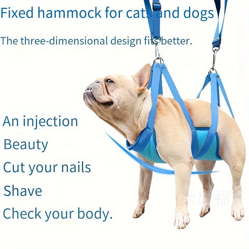 Hanging Belt Style Pet Hammock, Pet Beauty Hammock, Dog Hammock, Manicure, Nail Hanging Hammock