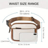 Fashion Crossbody Bag With Adjustable Strap, Lightweight Portable PU Leather Waist Bag Fanny Pack For Outdoor Sports Fitness