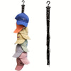 1pc Baseball Cap Storage organizer with clips, Eight Clips, Can Hold 16 Hats Hat Rack, Hat Storage Hook Rack