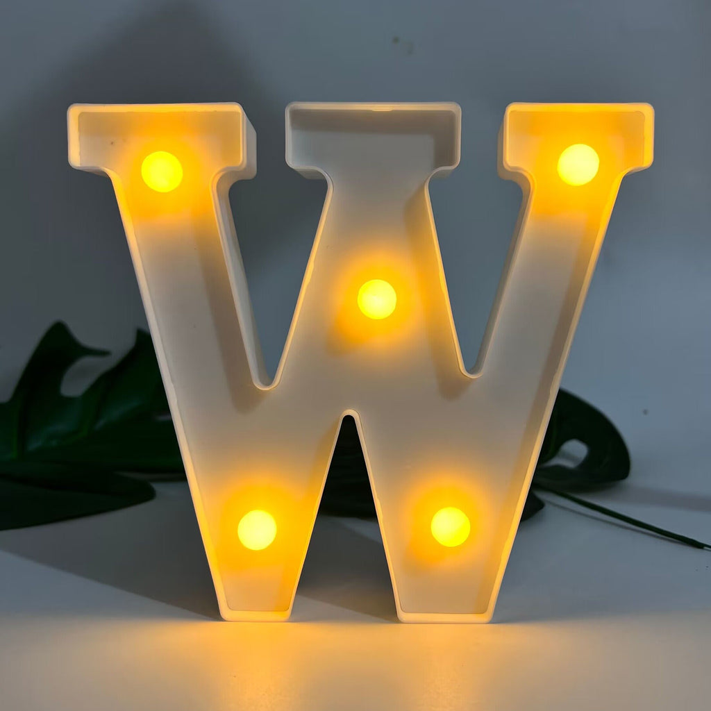 1pc Alphabet Letter LED Lights Luminous Number Lamp Decor, Battery Night Ligh, t For Home Wedding Birthday Christmas Party Decoration Letters Numbers Light, Home Decor