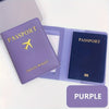 PU Leather Passport Holder, Waterproof Passport Cover For Travel, Passport Wallet