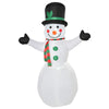 DodiOnline 6.5ft Inflatable Snowman LED Christmas Xmas Air Blown Holiday Decoration Outdoor Garden Decor