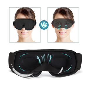 3D Sleeping Eye Mask Blocking Light Breathable Soft Padded Mask Cover Eyepatch