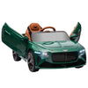 DodiOnline Bentley Bacalar Licensed 12V Kids Electric Car, with Remote Control, Horn, Lights, Music, Suspension Wheels, Green