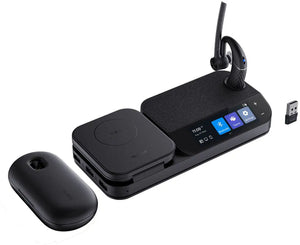 Yealink BH71 mono Wireless bluetooth Headset with workstation and case
