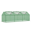DodiOnline Mini Greenhouse, Small Plant Grow House for Outdoor with Durable PE Cover, Observation Windows, 180 x 60 x 60 cm, Green