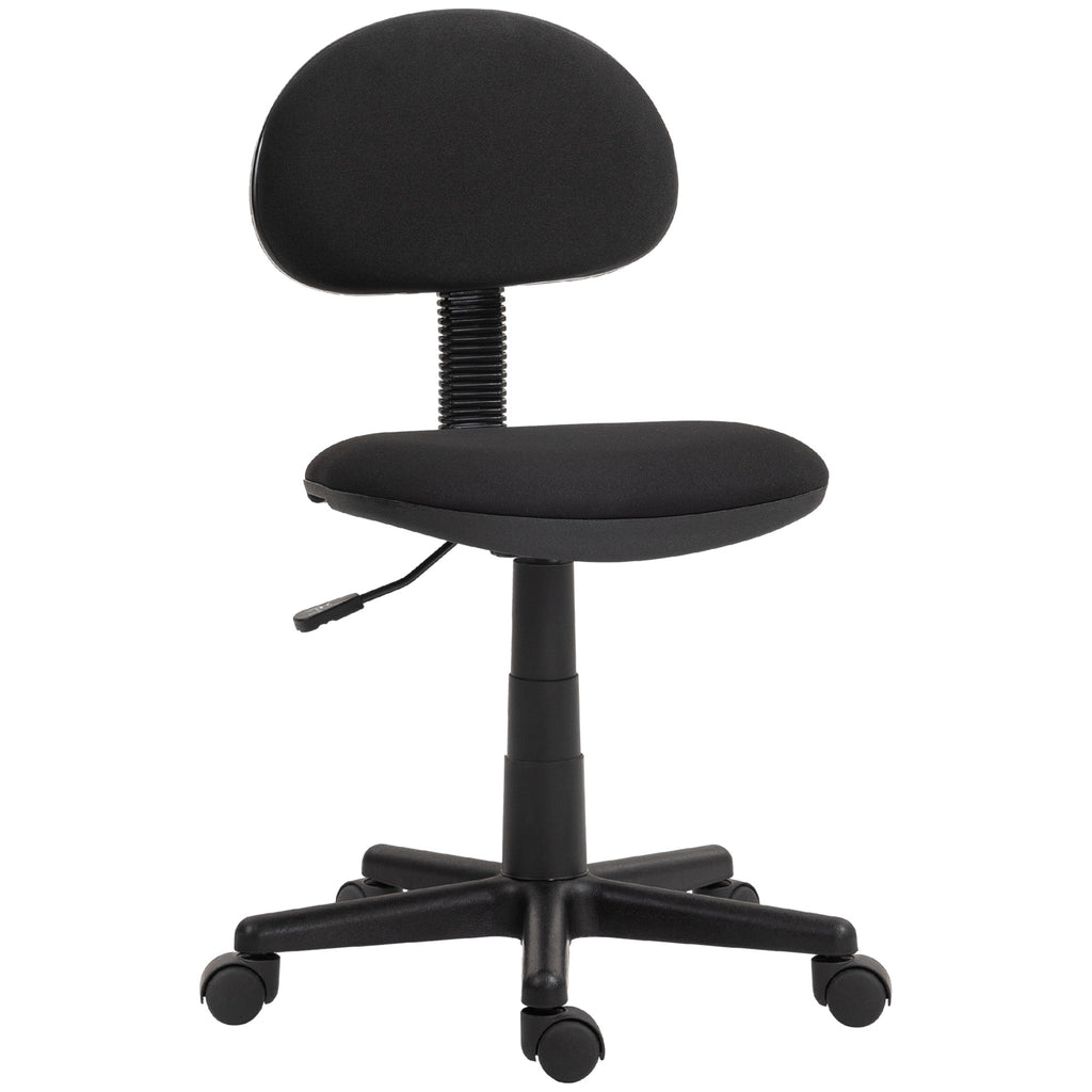 DodiOnline Small Armless Office Chair - Black