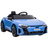 DodiOnline Audi Licensed 12V Kids Electric Ride-On, with Remote Control, Suspension System, Lights, Music, Motor - Blue
