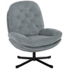 DodiOnline Relaxed Swivel Armchair - Grey