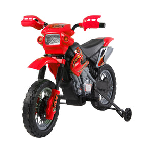 DodiOnline 6V Kids Child Electric Motorbike Ride on Motorcycle Scooter Children Toy Gift for 3-6 Years (Red)