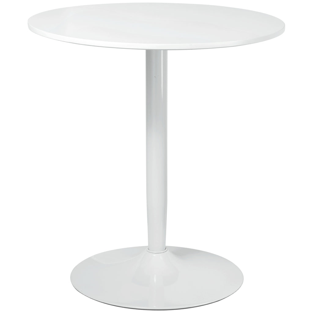 DodiOnline 75H x ?70cm Two-Person Minimalistic Dining Table - White