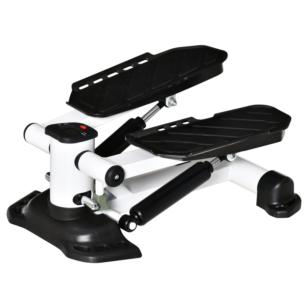 DodiOnline Portable Mini Stepper with LCD Display for Home Gym Office Exercise Workout, Black