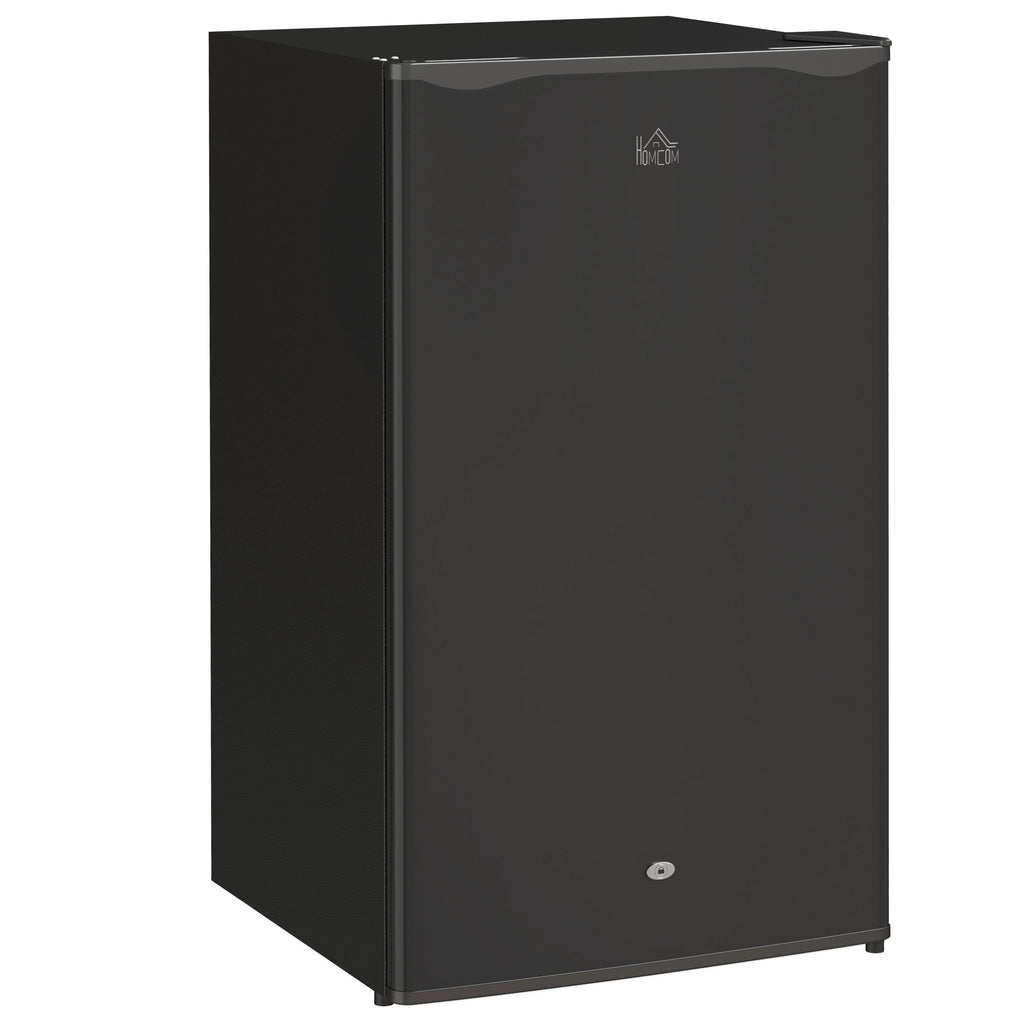 DodiOnline 91L Freestanding Under-Counter Fridge with Lock - Black