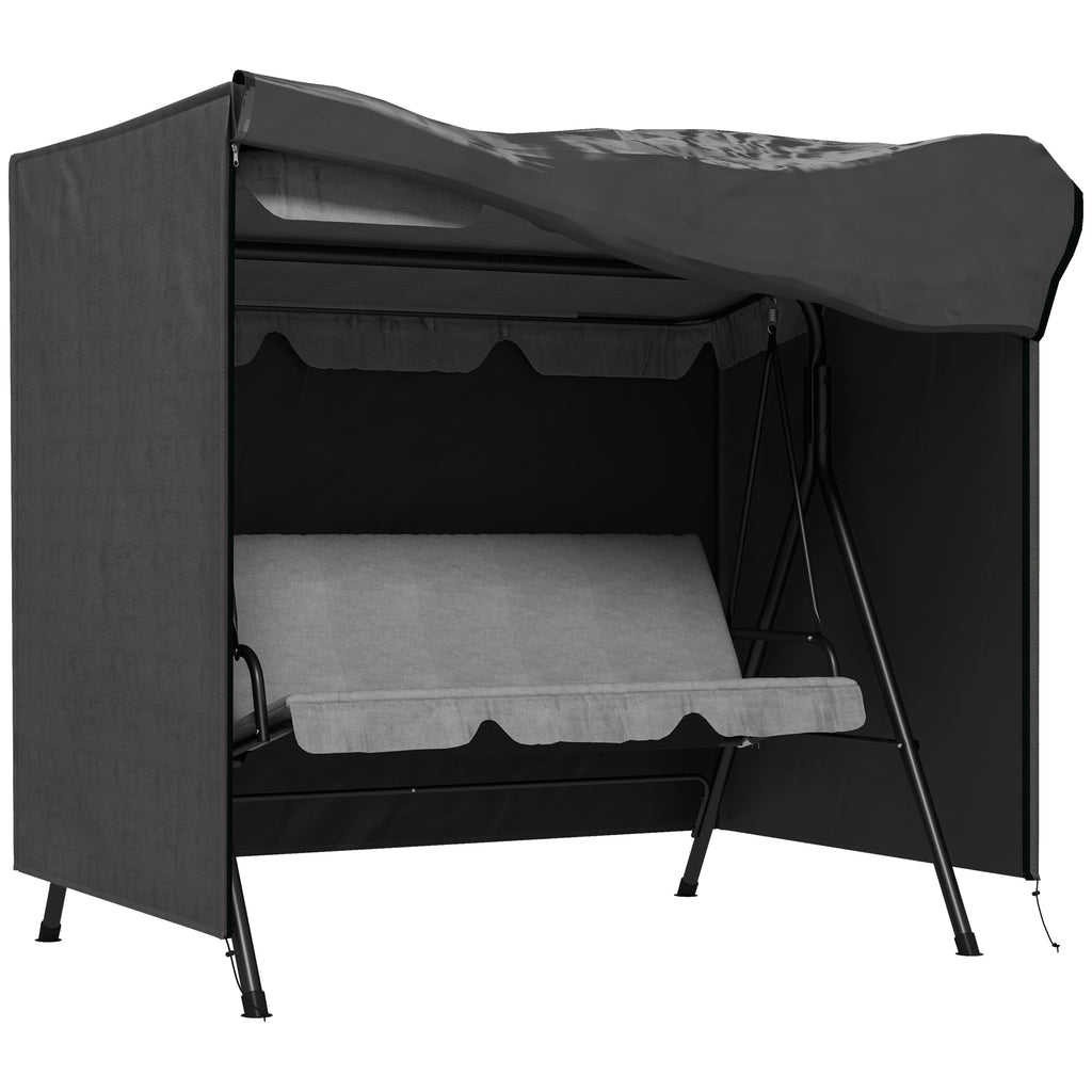 DodiOnline 152 x 177cm Three-Seater Swing Chair Protective Cover Grey