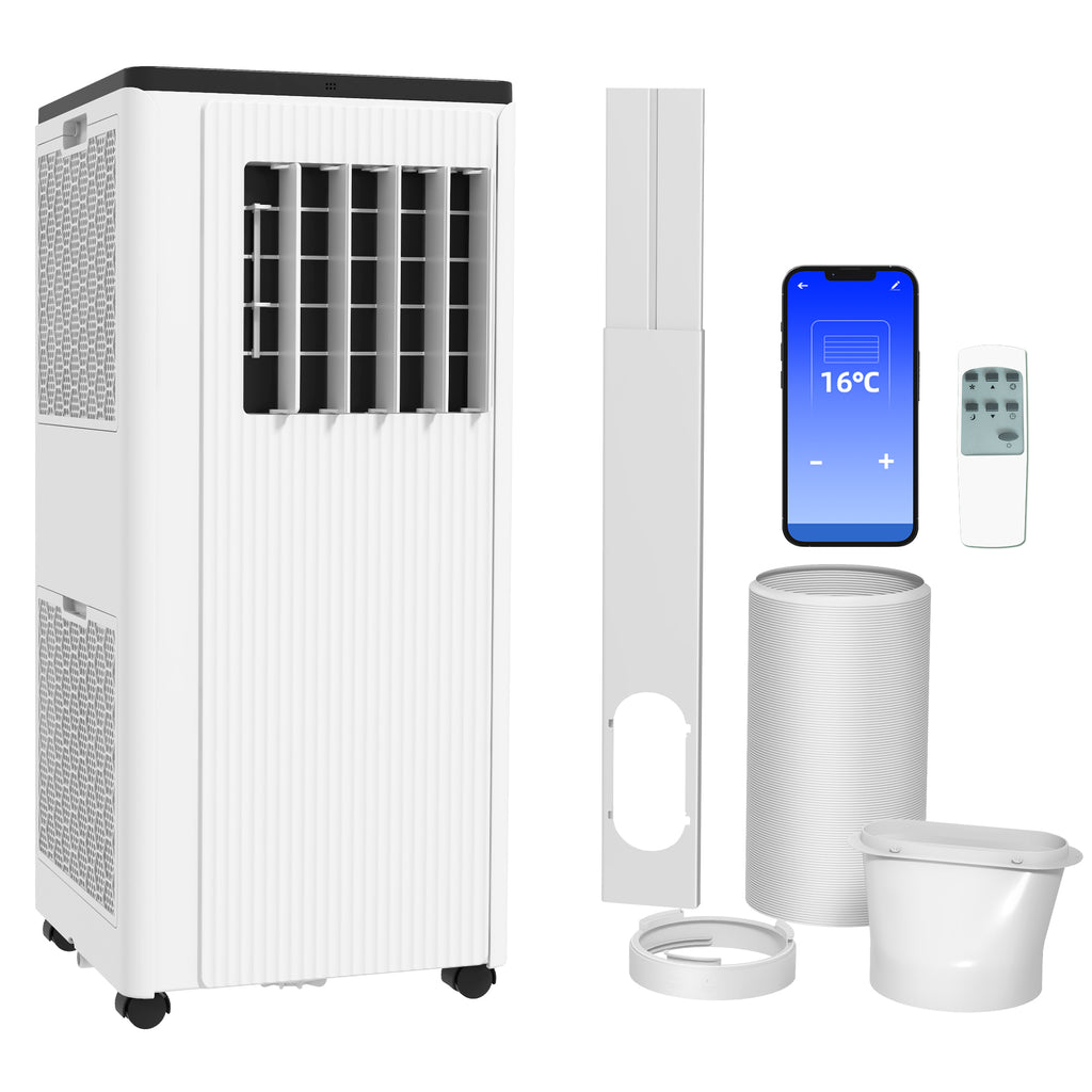 DodiOnline 9,000 BTU App-Controlled Mobile Air Conditioner, 20m² Radius - White