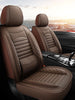 2024 the New Four Seasons Universal Diamond-shaped Full-leather Waist-solid Car Seat Cushion