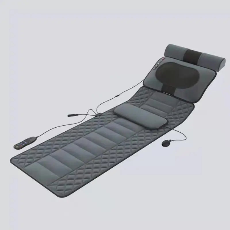Multifunctional Full Body Massage Mattress New Design Acupressure Back Therapy Conveniently Controlled Wireless Remote for
