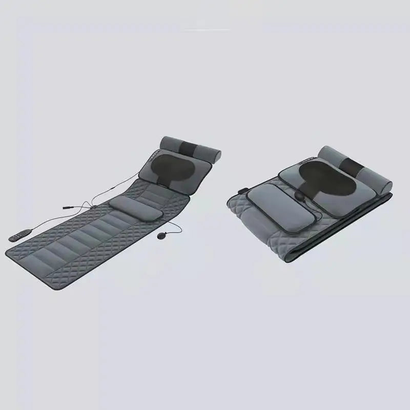 Multifunctional Full Body Massage Mattress New Design Acupressure Back Therapy Conveniently Controlled Wireless Remote for
