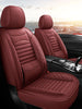 2024 the New Four Seasons Universal Diamond-shaped Full-leather Waist-solid Car Seat Cushion