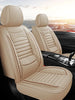2024 the New Four Seasons Universal Diamond-shaped Full-leather Waist-solid Car Seat Cushion