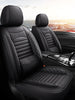 2024 the New Four Seasons Universal Diamond-shaped Full-leather Waist-solid Car Seat Cushion