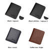 BISON DENIM Black Purse For Men Genuine Leather Men's Wallets Thin Male Wallet Card Holder Cowskin Soft Mini Purses N4429