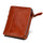 Genuine Cow Leather RFID Men Wallets Double Zipper Short Purses Card Holder Coin Pocket Vintage High Quality Brand Male Wallets