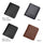 BISON DENIM Black Purse For Men Genuine Leather Men's Wallets Thin Male Wallet Card Holder Cowskin Soft Mini Purses N4429