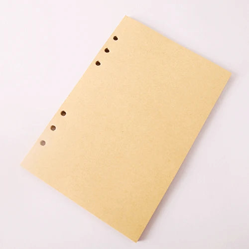 50 Sheet A5 A6 Loose-leaf Colorful Refill Inner Page Line Blank Grid Inner Page Inside Paper Stationery