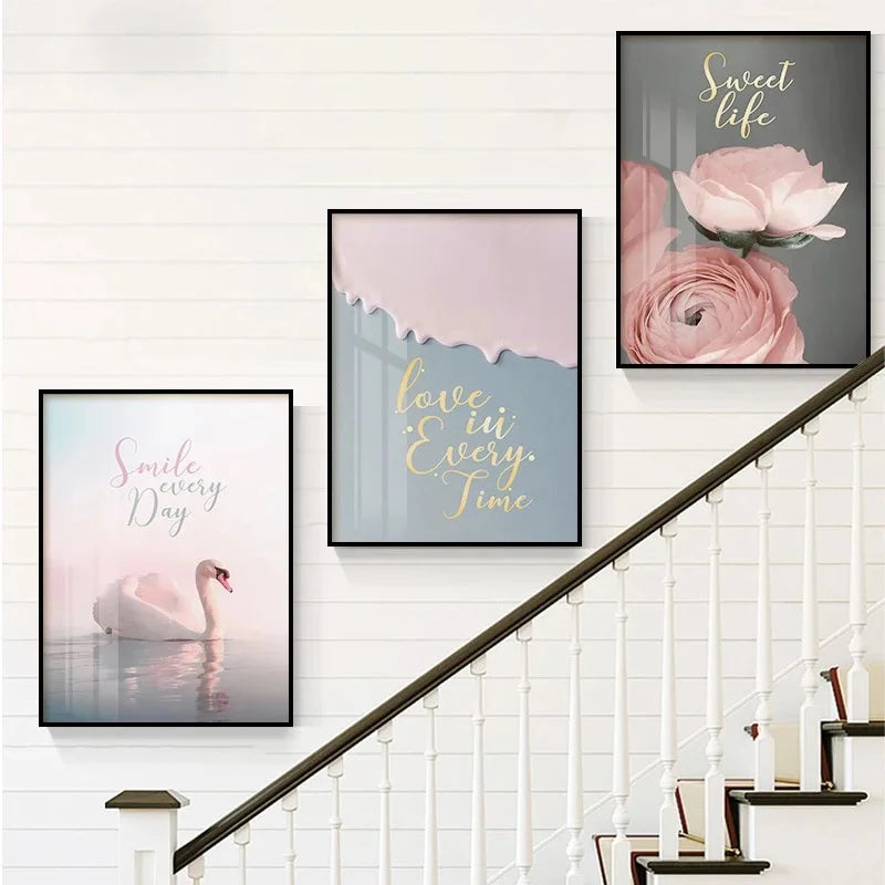 30x40 S3 Aluminum Alloy Frame Glass Gallery Hanging Paintings Wall Decoration Living Room TV Sofa Background Crystal Wall Decor