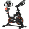 DodiOnline Exercise Bike, 8kg Flywheel Stationary Bike Indoor Cycling Machine with Adjustable Resistance Seat Handlebar, Black