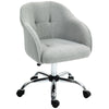 DodiOnline Teddy Fleece Swivel Office Chair - Grey